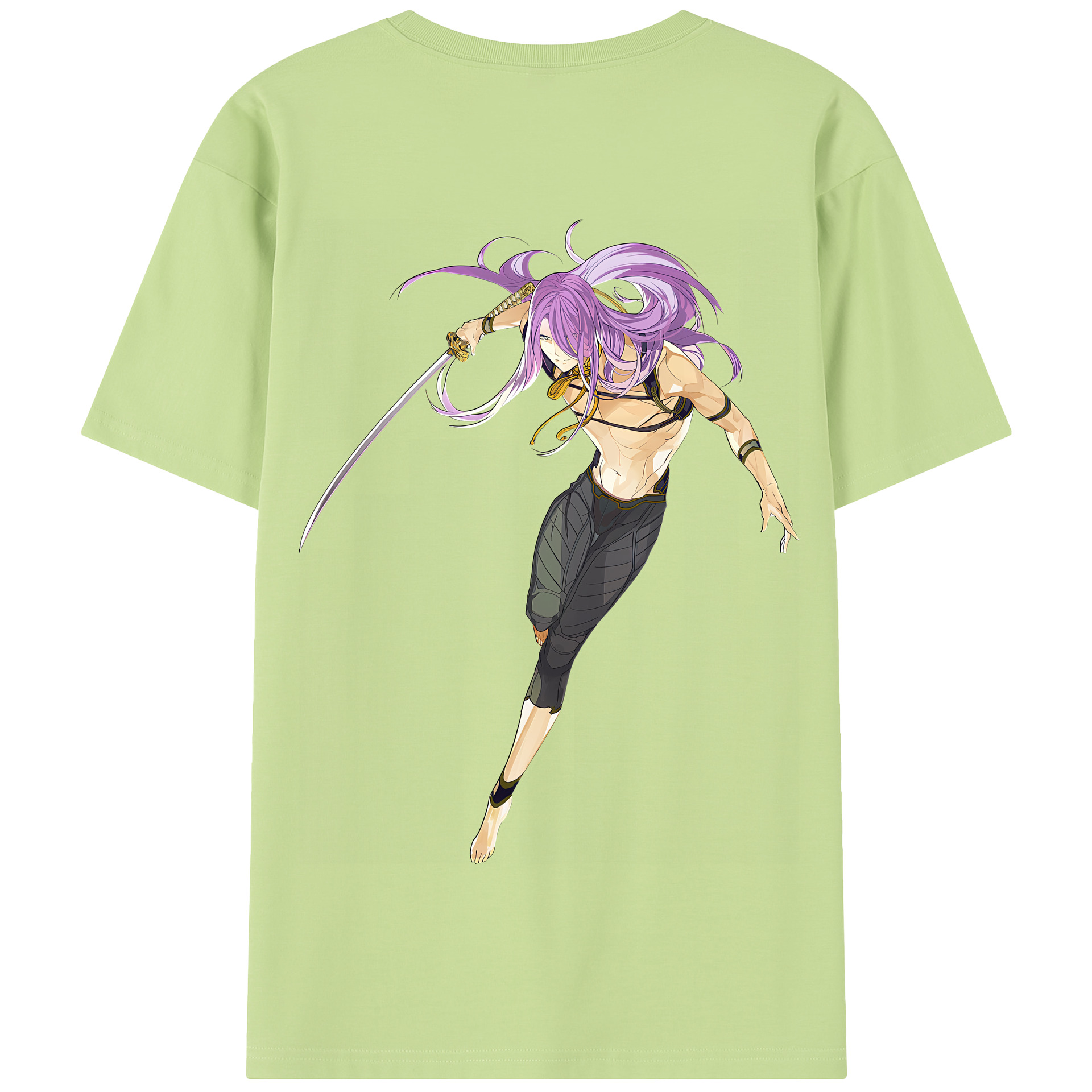 （画像用） 刀剣乱舞 Touken Ranbu 綿100％半袖Tシャツ（背面プリント）